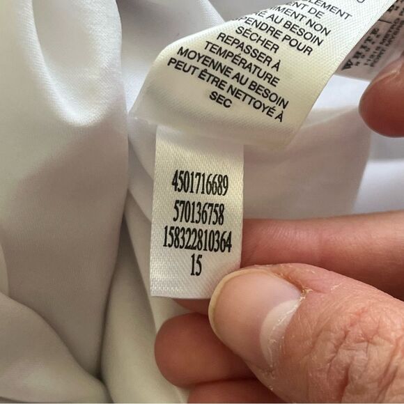 White House Black Market Red & White Striped Fit-and-Flare Dress Size 00 - Picture 9 of 9